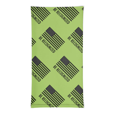 Be Recognized Lime Neck Gaiter
