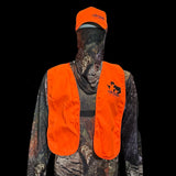 Blaze Orange Hunting Vest/Cap