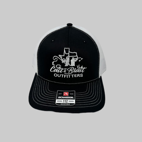 Cast&Blast Outfitters BLK/WHT SnapBack